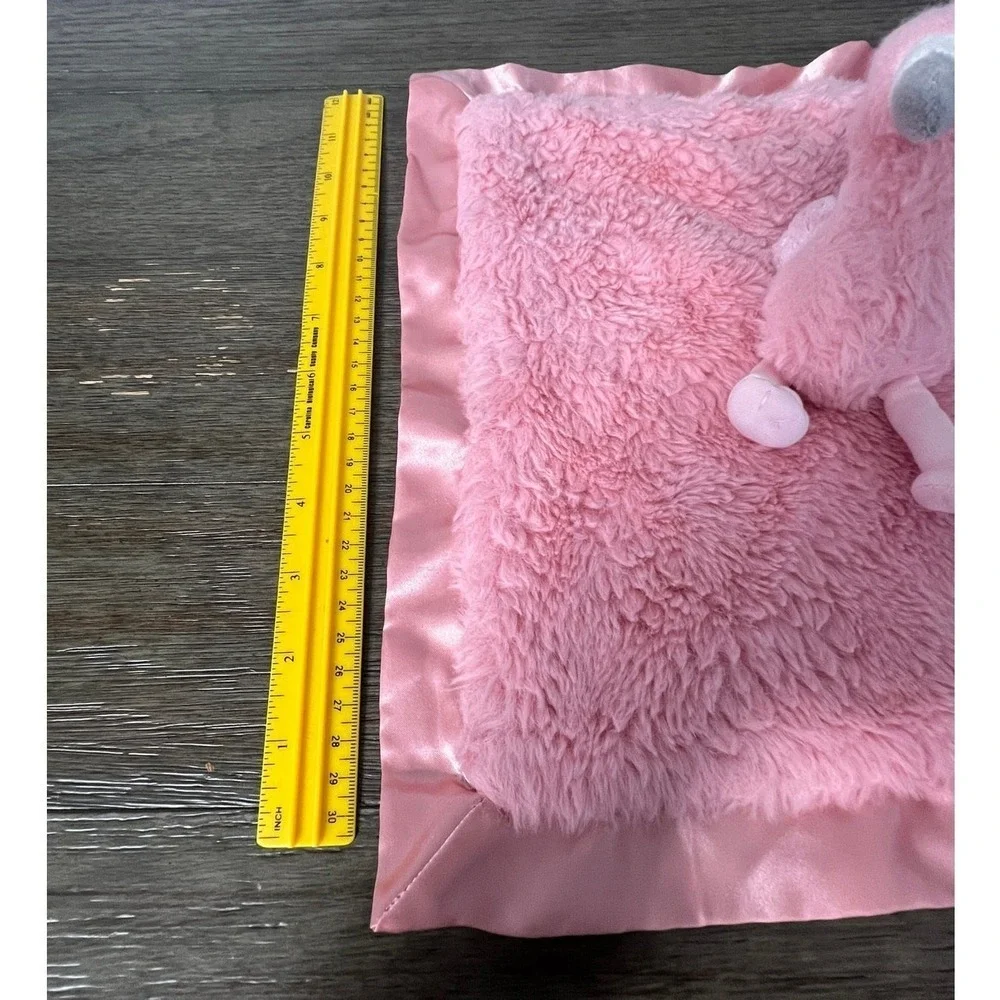 Cloud Island Pink Flamingo Plush Security‎ Blanket Lovey Satin Trim Target